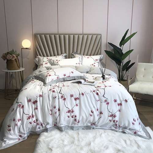 Flower print Bedding Sets Queen Bedding Sets 007